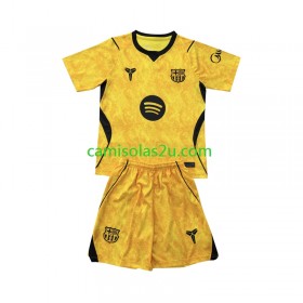 Camisolas de futebol FC Barcelona Guarda Redes Criança Equipamento Quarto 2026/27 Manga Curta